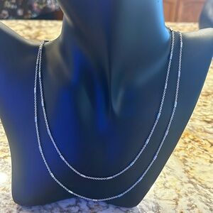 Sterling Silver Chain.